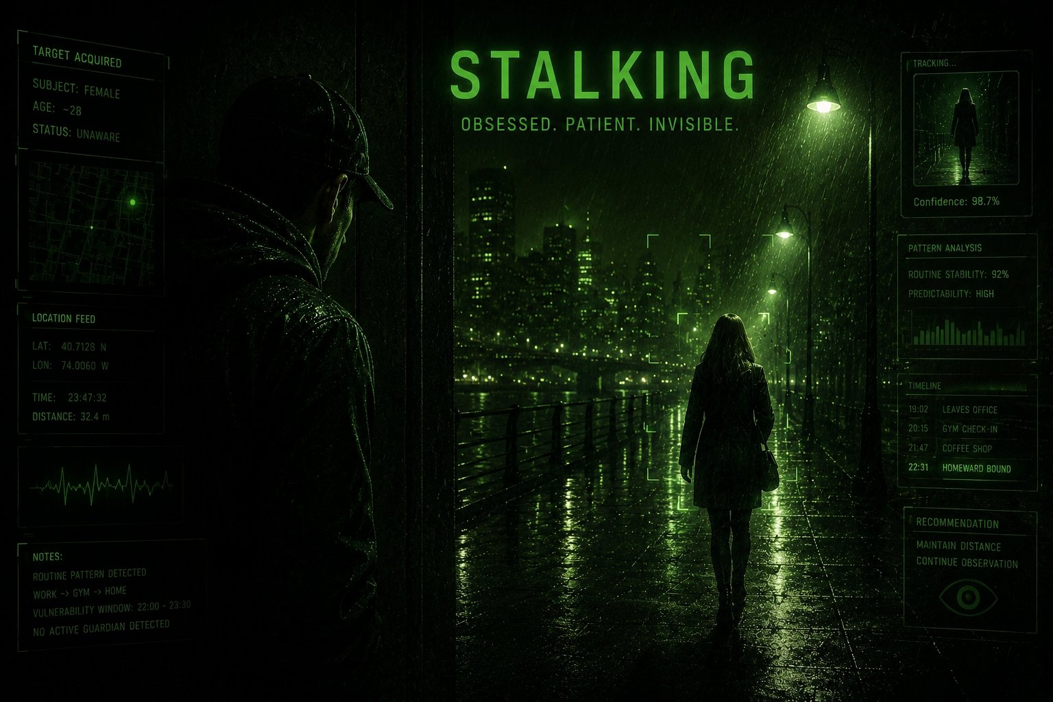 Stalking — obsesyjny, cierpliwy, niewidzialny