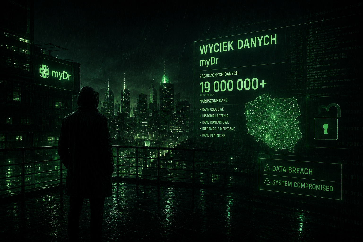 Wyciek danych MyDr — 19 milionów rekordów zagrożonych
